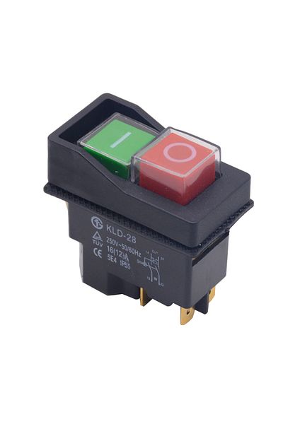 Choice مفتاح كهرومغناطيسي بضغطة زر مقاوم للماء IP55 4 دبابيس AC250V 16A أداة تشغيل كهربائية مغناطيسية...