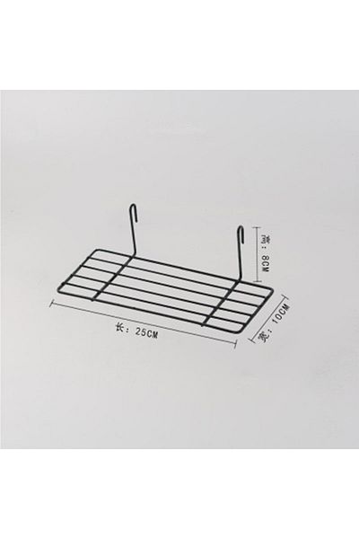 Choice Black Tray Ins Home Wall Decoration Iron Grid Decor Diy Hanging Rack Wall Display Art Storage Box Ba