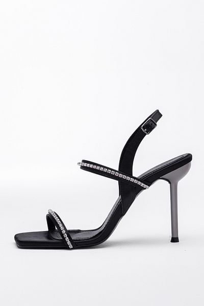 Tasarım Party Star Diamond Rhinestone High-Heeled Shoes High-Heeled Sandals