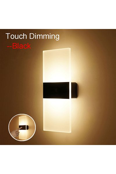 Choice Warm White (2700-3500K) Black-touch Dimming Usb Recharge Wall Lamp Touch Motion Sensor Switch Indoor