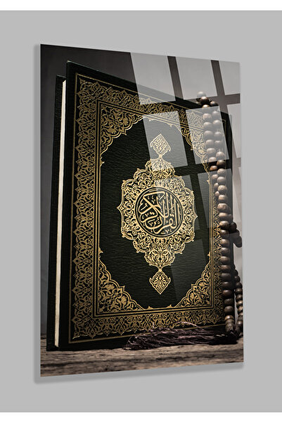 TAULART KURAN-I KERİM GÖRSELİ DİNİ İSLAMİ KIRILMAZ LÜKS CAM TABLO EV, İŞ YERİ, OFİS HEDİYESİ