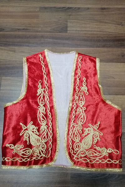 Kaftan Collection Velvet Vest Embroidered