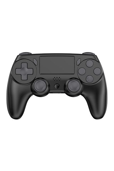 Choice Black GAMINJA Wireless Gamepad With 6-axis Gyroscope PC Joystick touchpad Dual Vibration For PS4 PS3