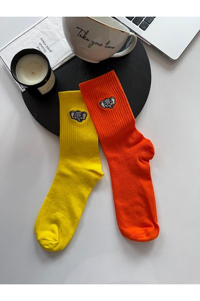 AYDK Cute Elephant Embroidered Cotton Summer Winter Fun Socket Socks Set