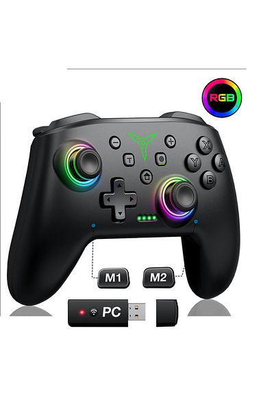 Choice TP28 Controller BEBONCOOL Wireless Switch Pro Controller with Joystick Double Vibration Compatible f