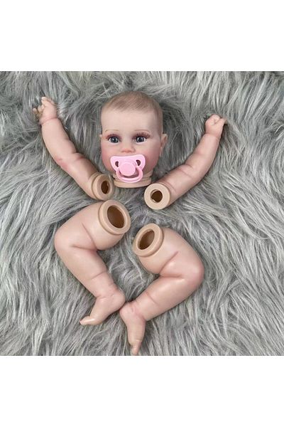 MRB 19 inch kit Painted Doll Parts 19/24 Inch Reborn Maddie Painted Vinyl Doll Kit 3D Skin Visible Veins