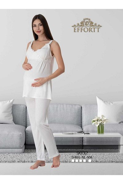 Effortt Maison Mila Adjustable Maternity Pajama Set with Straps