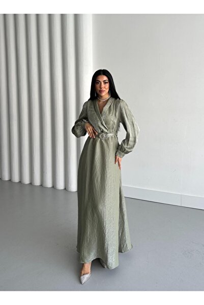 MAY MARA KADIN KRUVAZE DETAYLI ABİYE ELBİSE