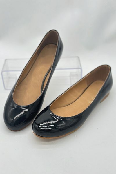 SWORD Women's Flat Black Ballerina Shoes Casual Shoes Mother Shoes
