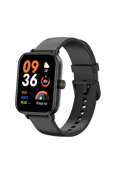 Choice black COLMI P81 Voice Calling Smart Watch Ultra 1.9 inch Screen 24H Health Monitor 100+ Sports Modes
