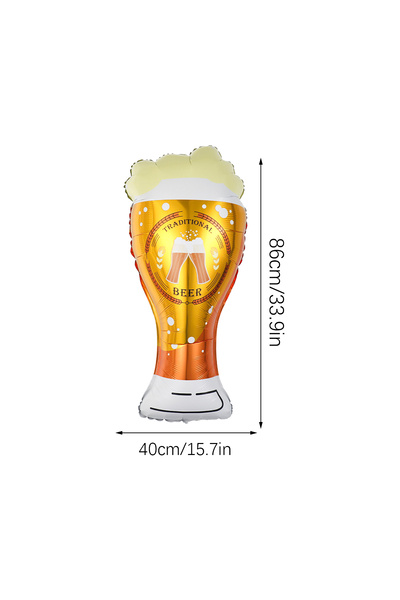Choice Other Happy Beer Whiskey beer bottle glass balloons, birthday party, O...