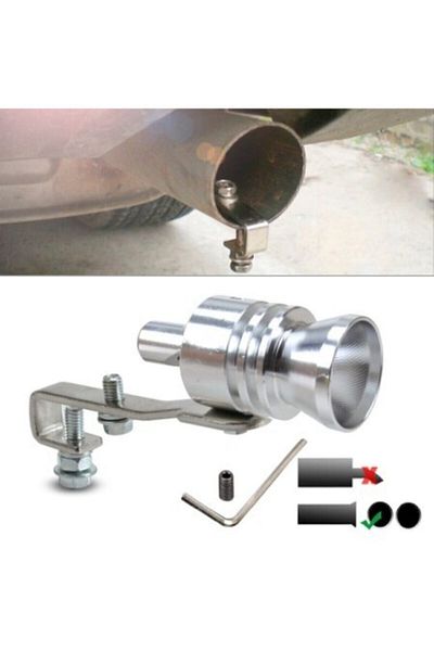 Teknotik Turbo Sound - Whistle Exhaust Sound Apparatus Suitable for Every Vehicle (1 Piece) Bku45