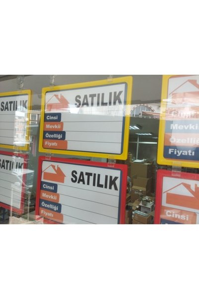 ETİKETLİK FİYATLIK 012-أنظمة إطارات تارافتار للعقارات - أحمر/أصفر 12 قطعة - ألوان تارافتار