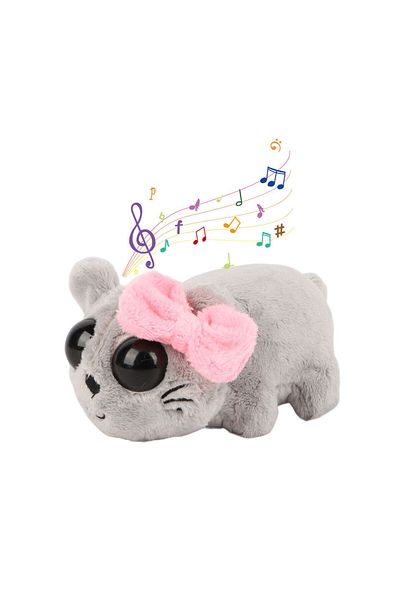 Choice 15cm With Sound Music Sad Hamster Meme Plush Toy Fun Sounding Hamster Stuffed Animals Kawaii Dolls K