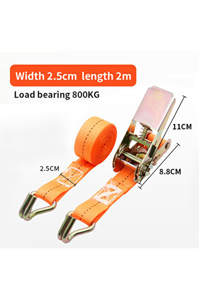 Choice1 2M Truck Binding Belt Tensioner Small Ratchet Tensioner Self-Lking Ca...