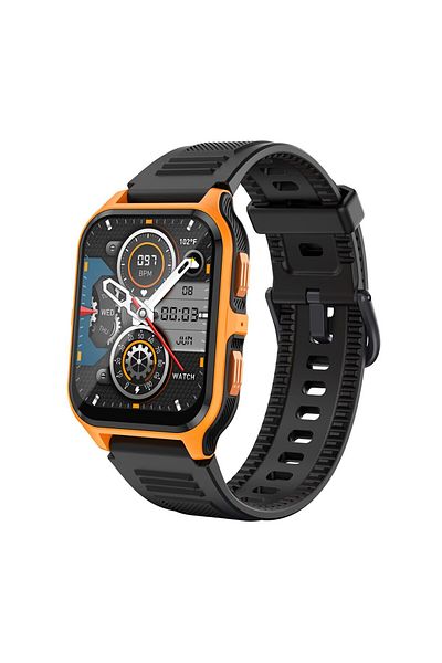 Choice Orange Black Colmi P73 1.9" Outdoor Military Smart Watch Men Bluetooth Call Smartwatch For Xiaomi An