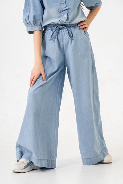 GİYİCEM TEKSTİL Girl's Elastic Jeans 2206