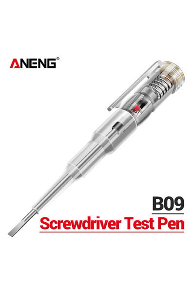ANENG b09 B09 قلم اختبار كهربائي مفك براغي ذو بت كلمة واحدة بدون تلامس حث جهد...