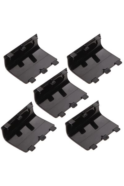 ALLOYSEED Black 5 Pcs Battery Cover Door Lid Shell Replacement For Xbox One Wireless Controller Black White Dr