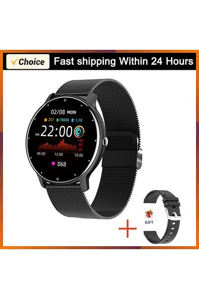 Choice Mesh Black Lige 2024 Smart Watch Women Men Lady Gift Sport Fitness Watches Heart Rate Monitor Waterp