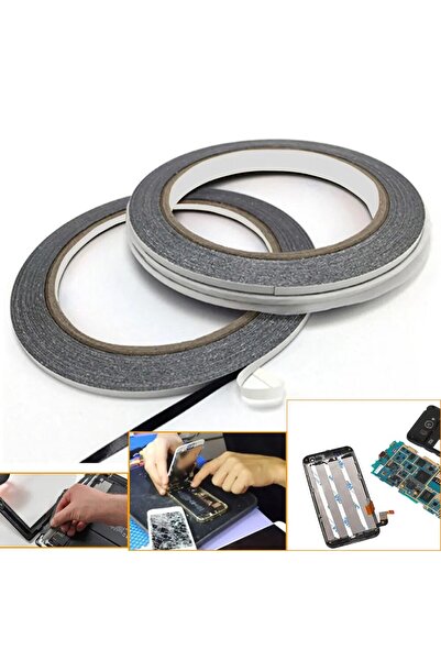 Choice 3mm 50m Black Ultra Thin Black Double Sided Adhesive Tape for Photos, ...