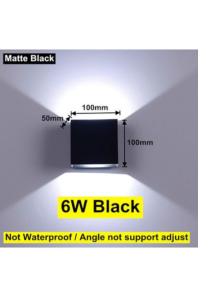 Choice Natural White 4000K Indoor 6W 6W/12W LED Wall Light Outdoor Waterproof IP65 Porch Garden Wall Lamp &