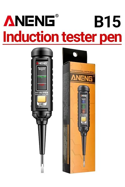 ANENG Black B15 Induction Teste Pen Highlight Color Light Professional Ac Voltage Detection Electric