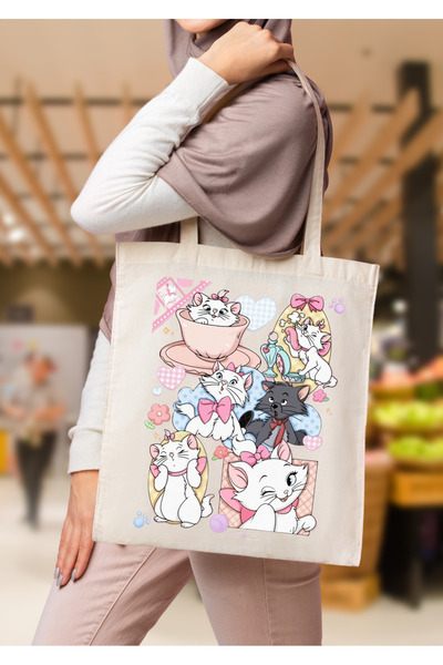WHB 35x40 -Tote Bag, Grocery or School Bag, Reusable & Foldable .Bez Çanta, p...