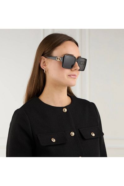 Gucci نظارة شمسية للنساء Gg1692s 001 54*18