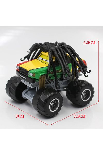 Choice C Disney Pixar Cars 2 3 Wrestler Mater High legged Lightning McQueen Racing Series Metal Alloy Vehi.