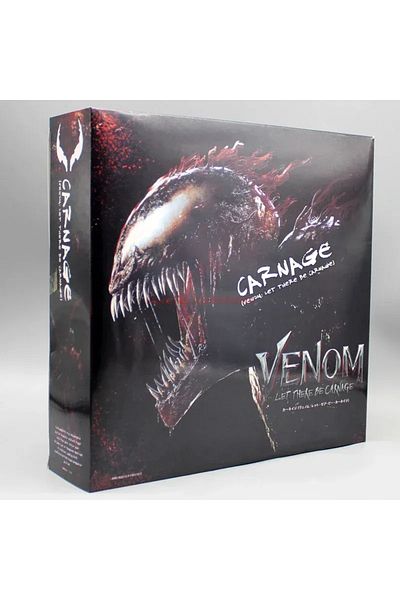 BANDAI with box Carnage Venom Action Figure ML Legends SHF Spider-Man Figuras Toys Manga Figurine PVC Colle