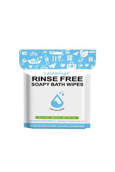 Choice 25pcs Pack 25pcs Disposable Rinse Free Bathing Wipes bathing wipes for adults rinse free adult body