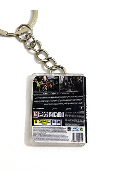 Cosmic Star Max Payne 3 Ps3 Miniature Game Box Keychain