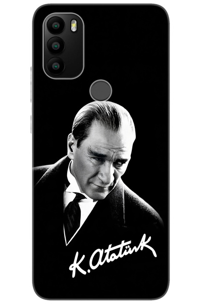 General Mobile GM 21 PLUS (G510/G511) Uyumlu Kılıf Desen Baskılı Silikon Must...