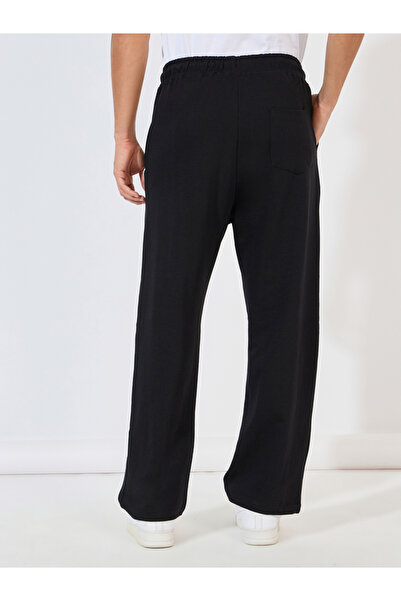 Styli Piping Detail Oversized Open Hem Joggers