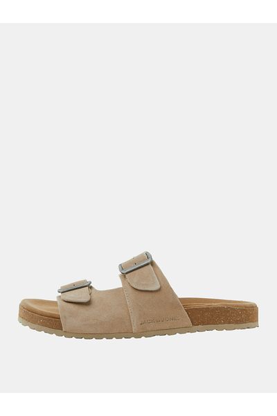 Jack & Jones Double Buckle Strap Louis Suede Sandal