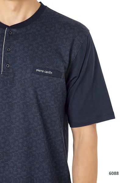 Pierre Cardin Men's Jacquard 3 Piece Dowry Boxed Pajama Set