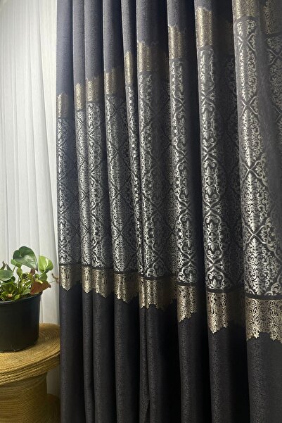 Cortibo Anthracite Panel Background Curtain with Sapphire 1 to 3 Batteries