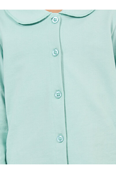 Styli Collared Button Down Shirt & Pyjama Set