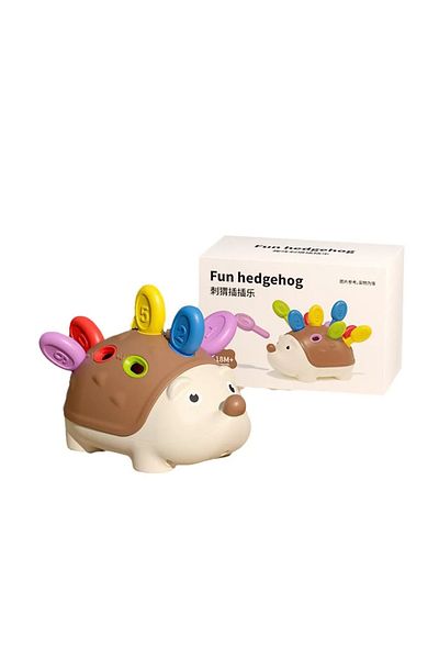 Choice HXL210A Fine Motor Skills Training Montessori Hedgehog Peg Board Game Puzzle Toy For Toddler's Hand-