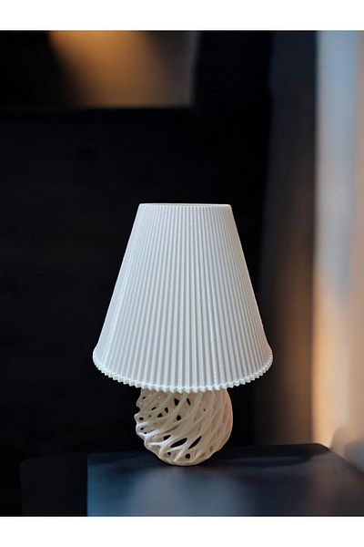 Lasirius Twister Model Special Design Lampshade and Table Lamp