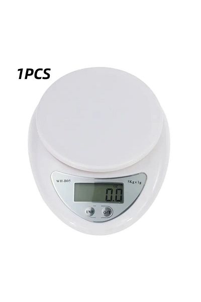Choice 5kg Kitchen Scale 5kg/1g Electronic Scales Portable Digital Led Display Food Balance Measuring Weigh
