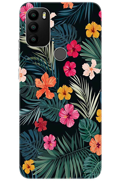 General Mobile GM 21 PLUS (G510/G511) Uyumlu Kılıf Desen Baskılı Silikon Çiçe...