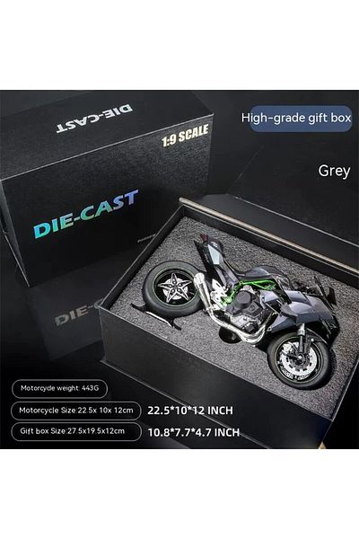 Choice Ninja H2r 1:9 Ninja H2r Unique Motorcycle Model: Ideal Gift For Young Adults, Great For Romance, Fri
