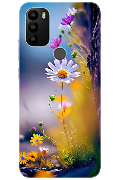 General Mobile GM 21 PLUS (G510/G511) Uyumlu Kılıf Desen Baskılı Silikon Papatya Seri STK:1000 CP-So807IG