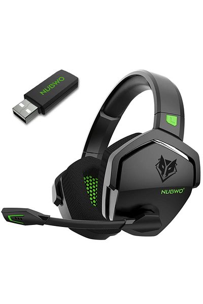 Choice Yellow Nubwo G06 Dual Wireless Gaming Headset With Microphone For Ps5, Ps4, Pc, Mobile, Switch 2.4gh
