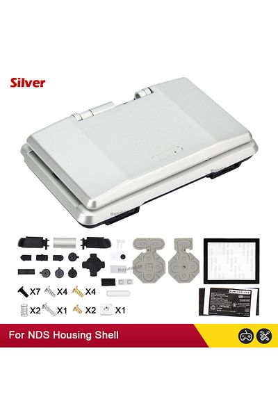 Choice Silver NEW Full Set Housing Shell Cover For NDS Repair Parts Replacement Plastic Housing Shell Case