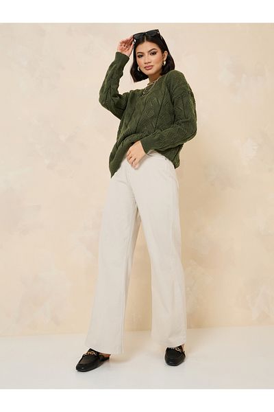DeFacto Regular Fit Turtleneck Cashmere Textured Extra Soft Sweater