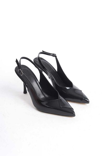MİSSJENY Pointed Toe Open Back Thin Heeled Women's Shoes