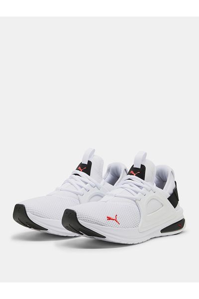 Puma Softride Enzo Evo- White- Black-Red Running Shoes
